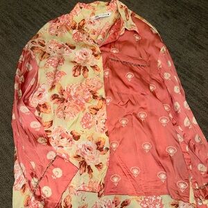 ZARA floral blouse